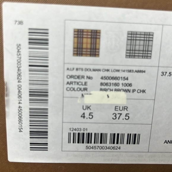 Burberry Check Sock Booties - Picture 9 of 9